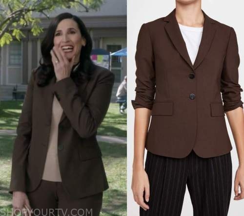 The Unicorn: Season 2 Episode 10 Delia's Brown Blazer | Shop Your TV