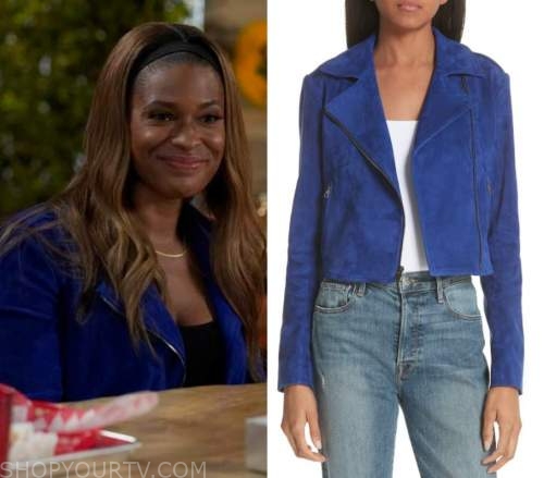 Kenan: Season 1 Episode 2 Mika's Blue Suede Jacket | Fashion, Clothes ...