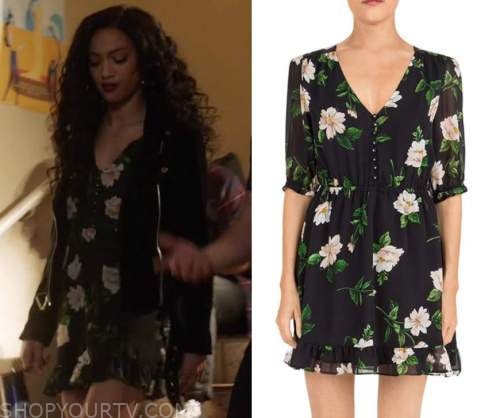 All American: Season 3 Episode 4 Olivia's Floral Mini Dress | Shop Your TV