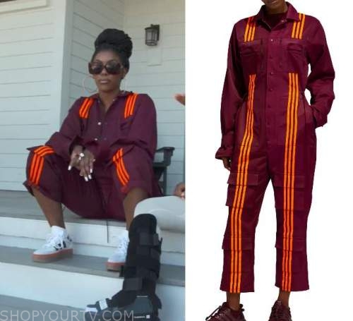 ivy park burgundy jumpsuit