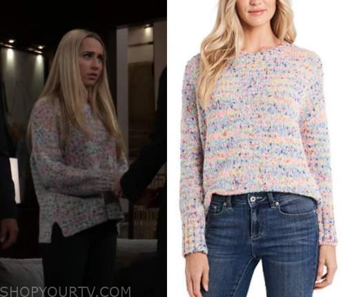 General Hospital: February 2021 Josslyn's Rainbow Knit Sweater | Shop ...