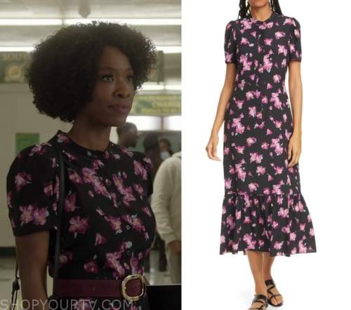 All American: Season 3 Episode 8 Grace's Flroal Midi Dress | Shop Your TV