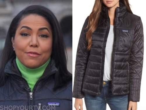 Good Morning America: March 2021 Stephanie Ramos's Black Quilted Jacket ...