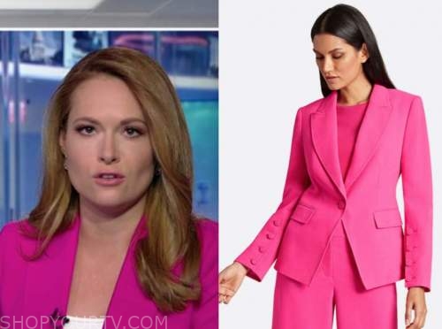 America's Newsroom: March 2021 Gillian Turner's Hot Pink Blazer | Shop ...