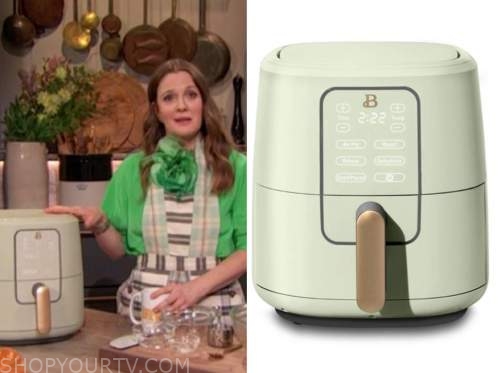 Drew Barrymore Show: March 2021 Drew Barrymore's Sage Green Air Fryer