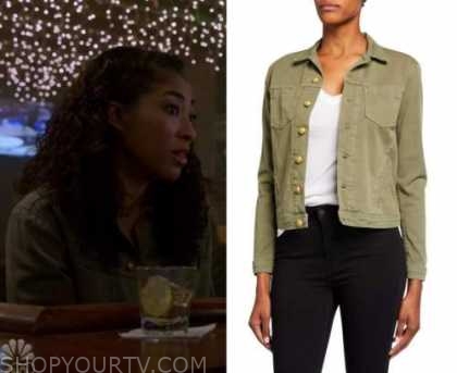 Chicago Fire: Season 9 Episode 9 Gianna's Green Denim Jacket | Fashion ...