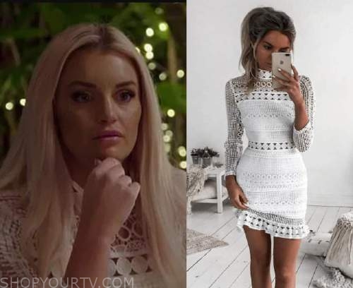 Married At First Sight Au Season 8 Episode 4 Samantha S White Lace Dress Shop Your Tv