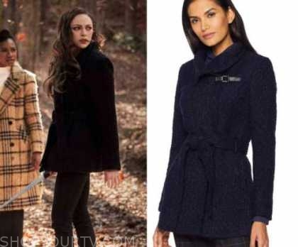 Legacies: Season 3 Episode 10 Hope's Boucle Cropped Coat | Shop Your TV