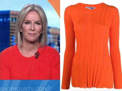 Good Morning America: April 2021 Dr. Jennifer Ashton's Orange Ribbed ...