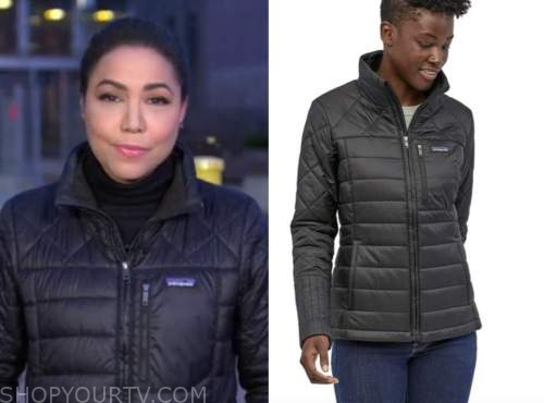 Good Morning America: April 2021 Stephanie Ramos's Black Quilted Jacket ...