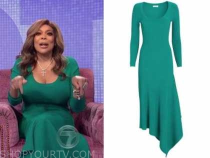 The Wendy Williams Show: April 2021 Wendy Williams's Green Ribbed Knit ...