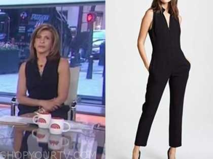 The Today Show: April 2021 Hoda Kotb's Black Jumpsuit | Shop Your TV