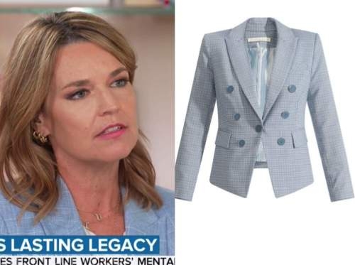 The Today Show: April 2021 Savannah Guthrie's Blue Double Breasted ...