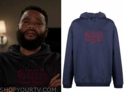 Black-ish: Season 7 Episode 17 Andre's Embroidered Hoodie 