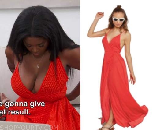 BigBlondeHair.com on X: Gimme More! Get details on Kenya Moore's Neon  Yellow Lace Dress in Confessionals here:  #RHOA   / X