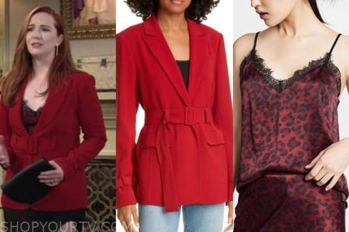 The Young and the Restless: May 2021 Mariah Copeland's Red Jacket and ...