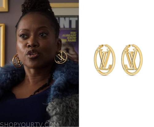 Extra AF Louis Vuitton Louise Hoop Earrings 