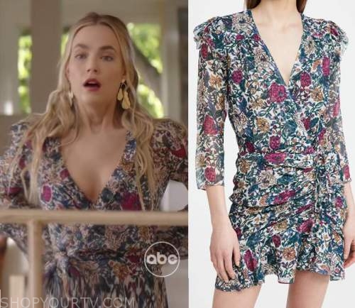 Maggie: Season 1 Episode 1 Maggie's Floral Print Wrap Dress | Shop Your TV