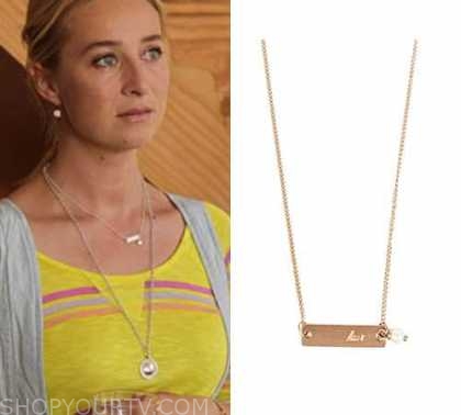 nicole fendel bar necklace