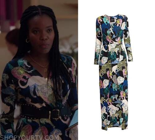 The Bold Type: Season 5 Episode 4 Darby's Wrap Printed Dress | Shop Your TV