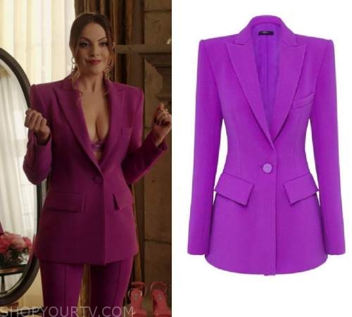 Dynasty: Season 4 Episode 6 Fallon's Pink Blazer | Shop Your TV