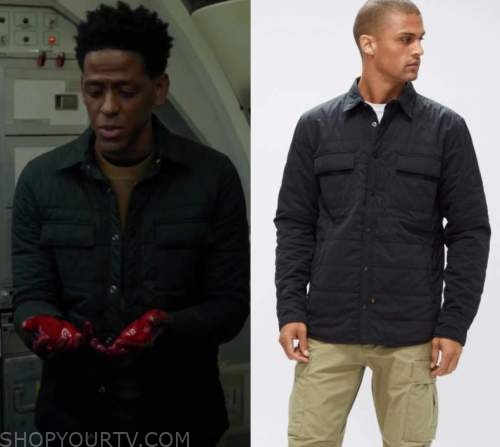 Manifest: Season 3 Episode 13 Adrian's Quilted Puffer Jacket | Shop Your TV