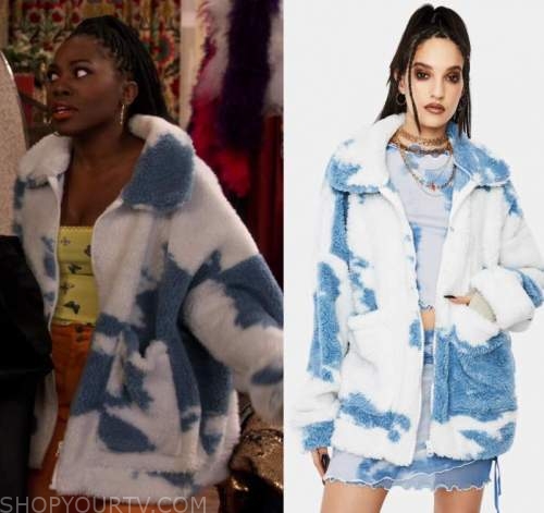 iCarly Revival: Season 1 Episode 4 Harper's Printed Teddy Coat | Shop ...