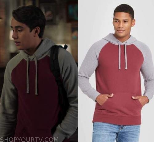 Love Victor: Season 2 Episode 3 Victor's Color Block Hoodie | Shop Your TV