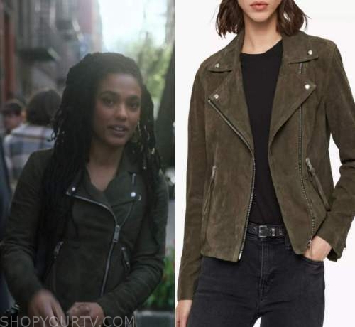 New Amsterdam: Season 3 Episode 14 Helen's Green Suede Jacket | Shop ...