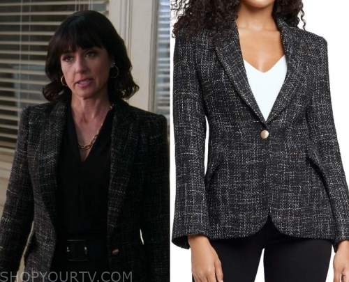 Good Trouble: Season 3 Episode 11 Kathleen's Tweed Blazer | Shop Your TV