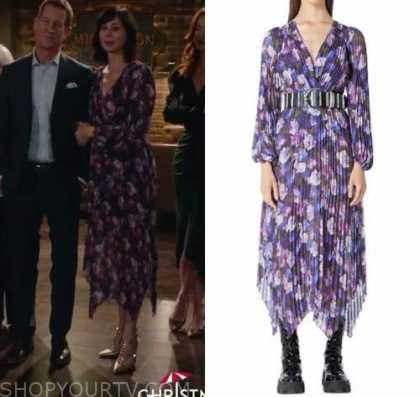 Good Witch: Season 7 Episode 10 Cassie's Pleated Floral Dress | Shop ...