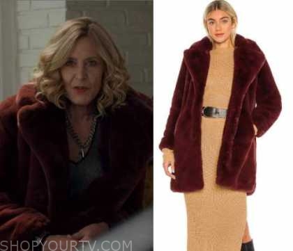 Evil: Season 2 Episode 3 Sheryl's Fur jacket | Shop Your TV