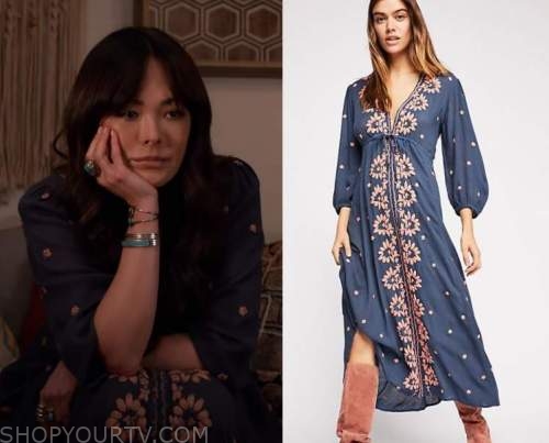 Atypical: Season 4 Episode 5 Embroidered Midi Dress | Shop Your TV