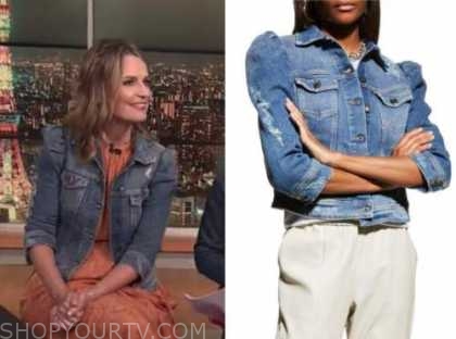 The Today Show: July 2021 Savannah Guthrie's Distressed Denim Jacket ...