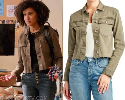 Never Have I Ever: Season 2 Episode 10 Fabiola's Cut Off Jacket | Shop ...