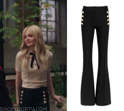 Gossip Girl Reboot Season 1 Episode 3 Audrey S Double Breasted Pants Shop Your Tv