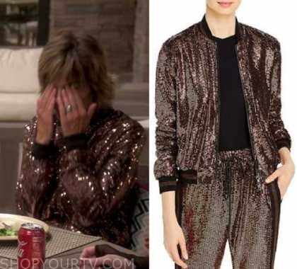 Lisa rinna shop sequin jacket