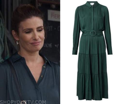 Home and Away: July 2021 Leah's Tiered Belted Dress | Shop Your TV