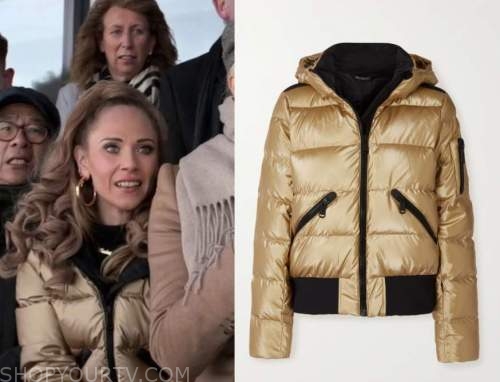 Ted Lasso: Season 2 Episode 1 Keeley's Gold Puffer Jacket | Shop Your TV