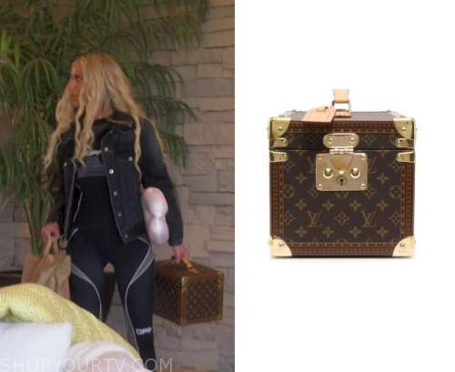 RHOBH: Season 10 Episode 7 Dorit's Brown LV Logo Backpack