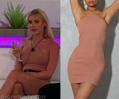 chloe love island pink dress