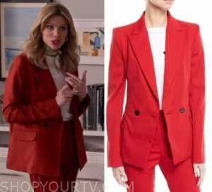 Grace and Frankie: Season 7 Episode 2 Mallory's Red Blazer | Shop Your TV