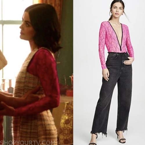 Katy Keene: Season 1 Episode 3 Katy's pink lace bodysuit | Shop Your TV