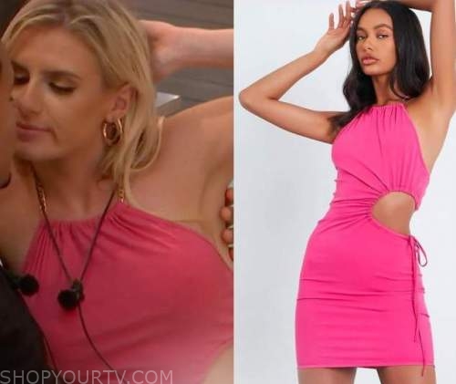 chloe burrows pink dress