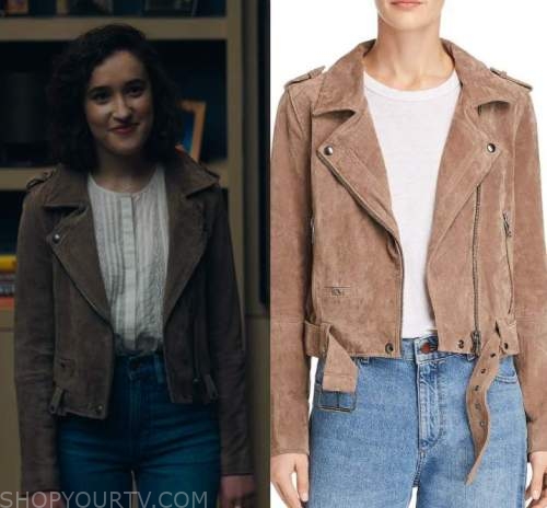 Billions: Season 5 Episode 11 Brown Suede Biker Jacket | Shop Your TV