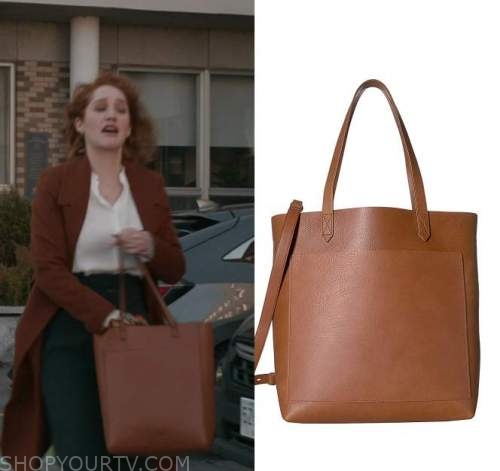 The Republic of Sarah: Season 1 Episode 13 Corinne's Tan Tote Bag ...