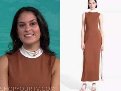 The Today Show: September 2021 Donna Farizan's Brown and White Contrast