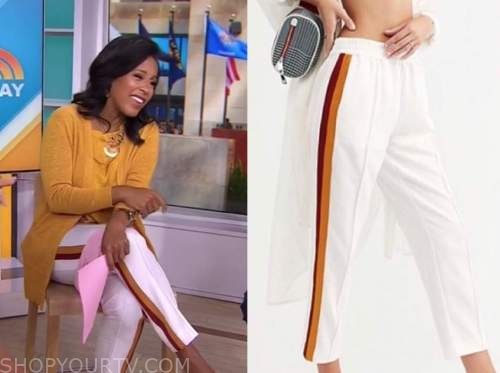 The Today Show: September 2021 Sheinelle Jones's White Side Stripe ...