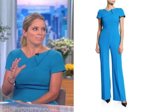 The View: September 2021 Sara Haines's Blue Jumpsuit | Fashion, Clothes ...