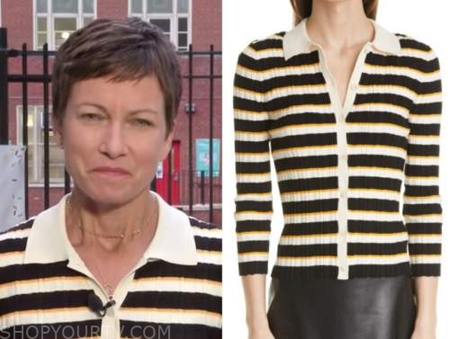 The Today Show: September 2021 Stephanie Gosk's Striped Knit Top ...